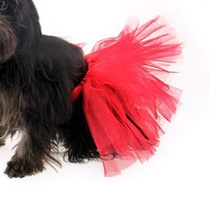 🩰💋TUTU • Small 🐶 or 🐱 • Red • Snap Closure💋🩰